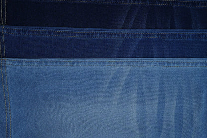 1X1 INDIGO LYCRA RIB