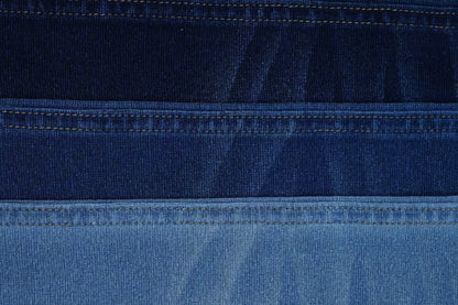 1X1 INDIGO LYCRA RIB