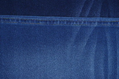 1X1 INDIGO LYCRA RIB