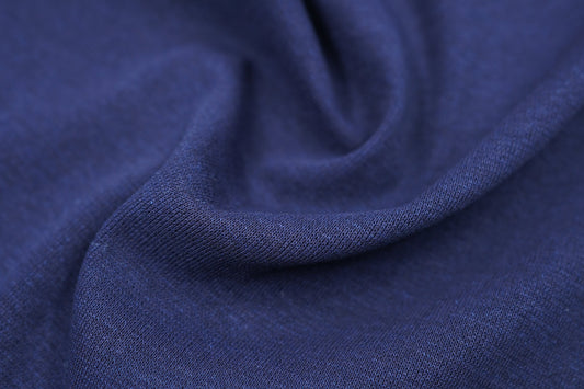 1X1 INDIGO LYCRA RIB